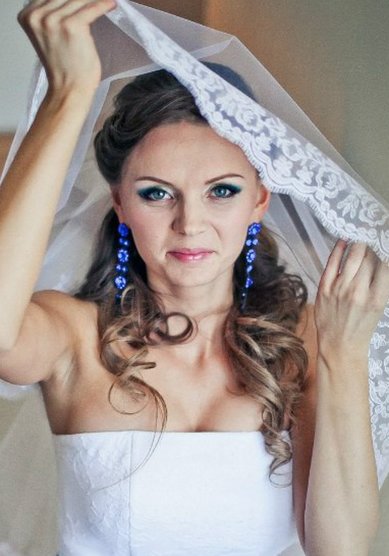 Прическа на свадьбу Л17390 - Стилист, визажист Вероника Зарубина