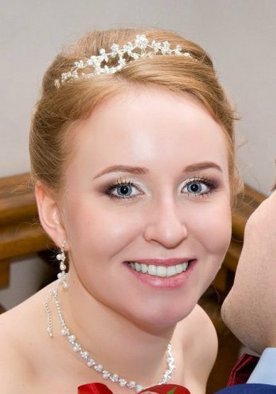 Свадебная прическа Л17399 - Стилист, визажист Вероника Зарубина