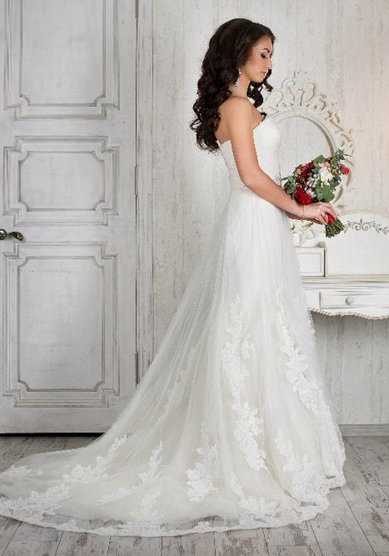 Свадебная прическа Вика (В17423) - Профессиональный стилист Вера Окунева