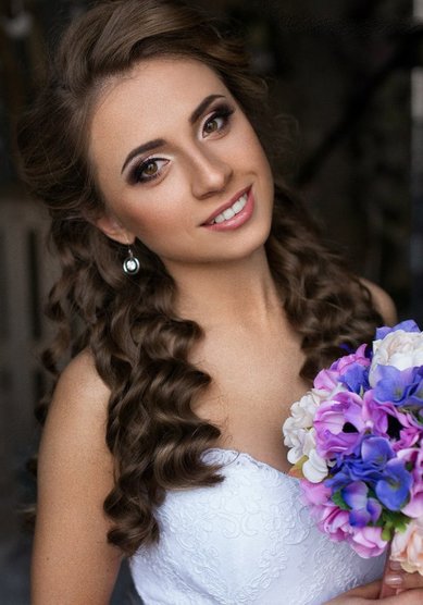 Свадебный образ Анна (В17443) - Профессиональный стилист Вера Окунева