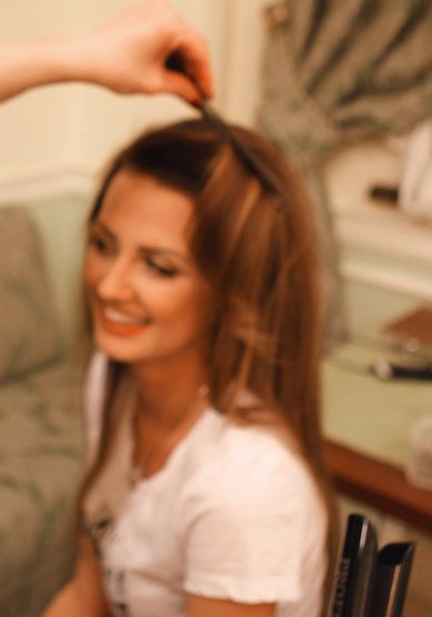 Прическа на свадьбу С17642 - Свадебный стилист Светлана Панферова