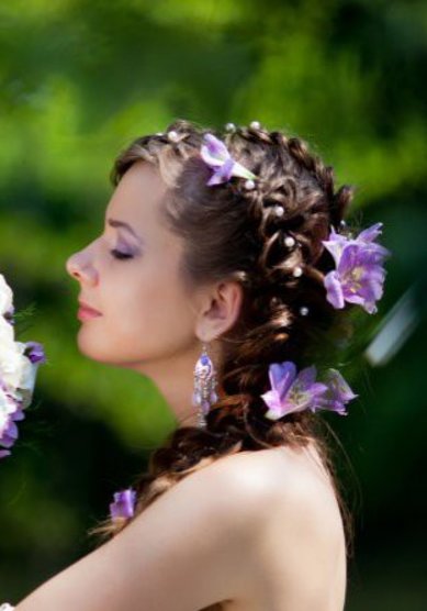 Прическа на свадьбу С17644 - Свадебный стилист Светлана Панферова