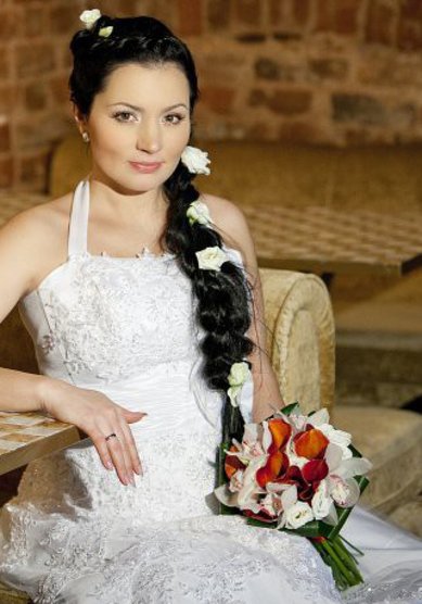 Свадебная прическа С17645 - Свадебный стилист Светлана Панферова