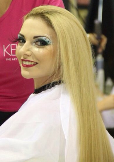 Свадебная прическа Чемпионат Мира!!! Милан 2012! (С17661) - Свадебный стилист Светлана Панферова...