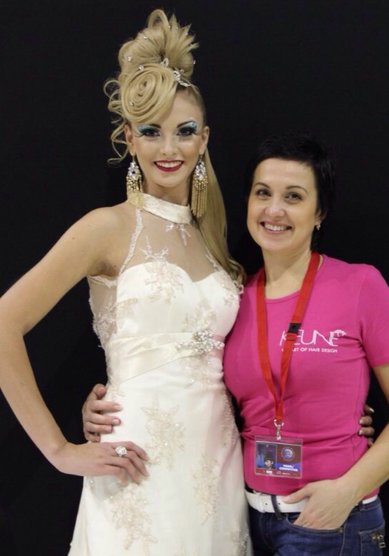 Свадебная прическа Чемпионат Мира!!! Милан 2012! (С17661) - Свадебный стилист Светлана Панферова...