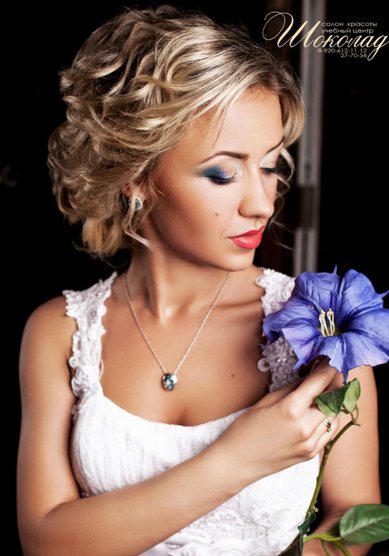 Прическа на свадьбу Ш18610 - Салон красоты Шоколад