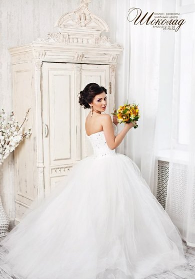 Прическа на свадьбу Ш18614 - Салон красоты Шоколад