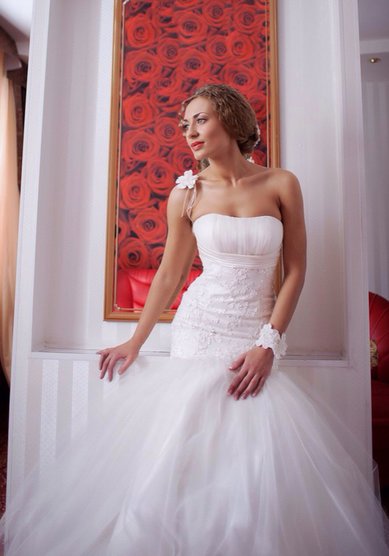 Прическа на свадьбу С18742 - Свадебный стилист Светлана Панферова