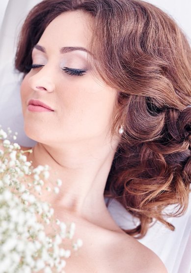 Прическа на свадьбу Алина (В18766) - Профессиональный стилист Вера Окунева