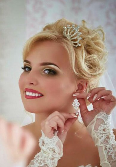 Свадебный образ Юлия (С18781) - VIP-СТилиСТ, визажист Светлана Тальянова