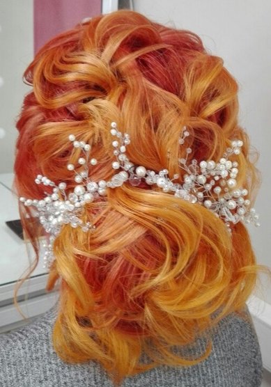 Свадебная прическа 001 (Т19779) - Свадебный стилист Евгения Толстоноженко