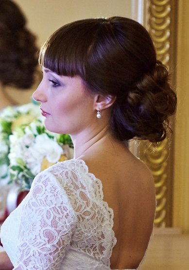 Свадебная прическа Т19791 - Свадебный стилист Евгения Толстоноженко