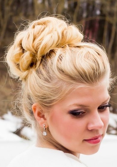 Свадебная прическа Т19981 - Свадебный стилист Евгения Толстоноженко