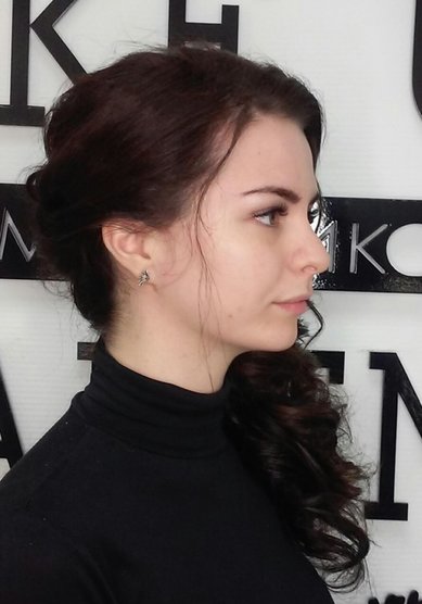 Свадебная прическа Т20357 - Свадебный стилист Евгения Толстоноженко