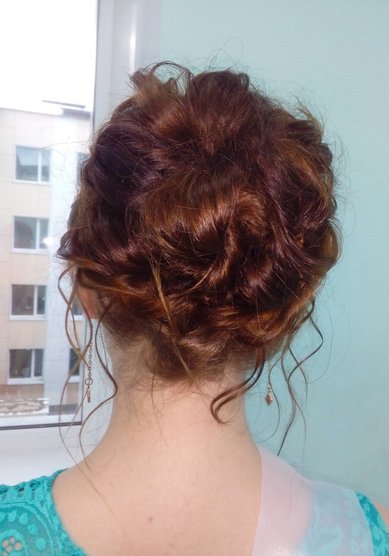 Свадебная прическа Т20435 - Свадебный стилист Евгения Толстоноженко