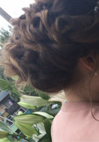 Прическа на свадьбу Т20438 - Свадебный стилист Евгения Толстоноженко