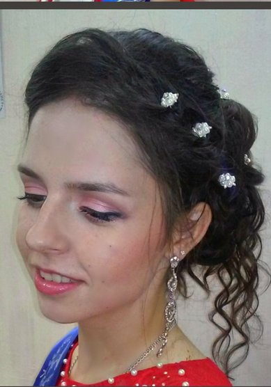 Свадебная прическа Т20439 - Свадебный стилист Евгения Толстоноженко