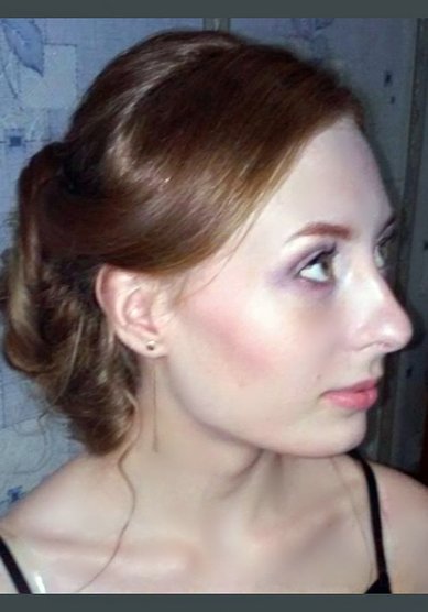 Свадебная прическа Т20441 - Свадебный стилист Евгения Толстоноженко