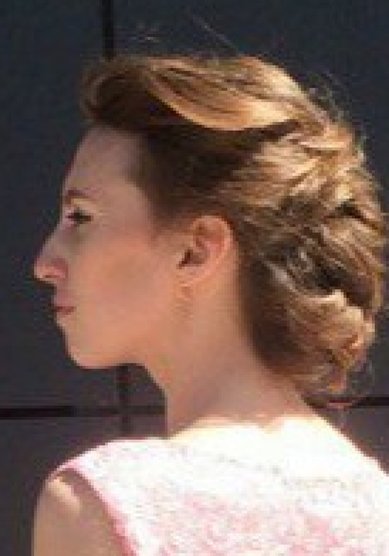 Прическа на свадьбу Т20442 - Свадебный стилист Евгения Толстоноженко