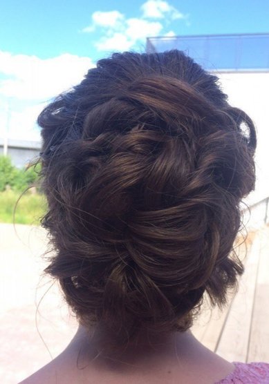 Прическа на свадьбу Т20442 - Свадебный стилист Евгения Толстоноженко