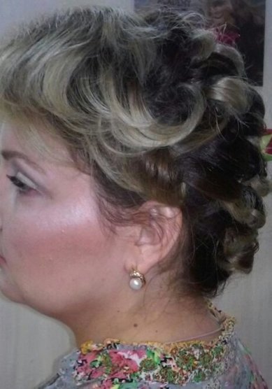 Свадебная прическа Т20447 - Свадебный стилист Евгения Толстоноженко