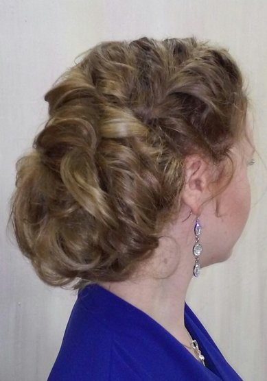 Прическа на свадьбу Т20484 - Свадебный стилист Евгения Толстоноженко