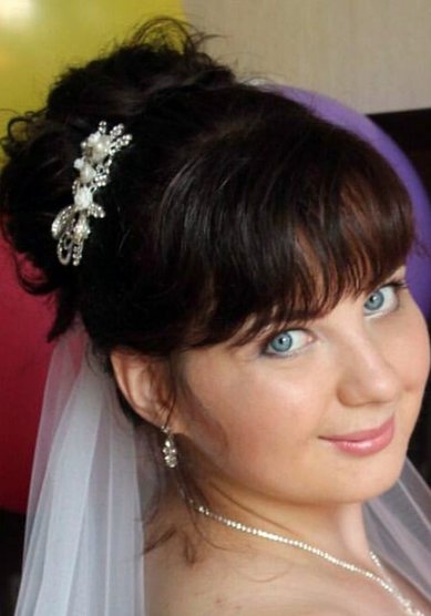 Прическа на свадьбу Т20526 - Свадебный стилист Евгения Толстоноженко