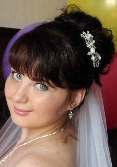 Прическа на свадьбу Т20526 - Свадебный стилист Евгения Толстоноженко