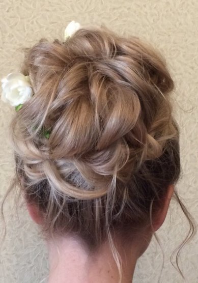 Прическа на свадьбу Т20528 - Свадебный стилист Евгения Толстоноженко