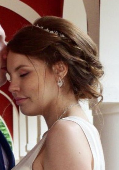 Прическа на свадьбу Т20594 - Свадебный стилист Евгения Толстоноженко