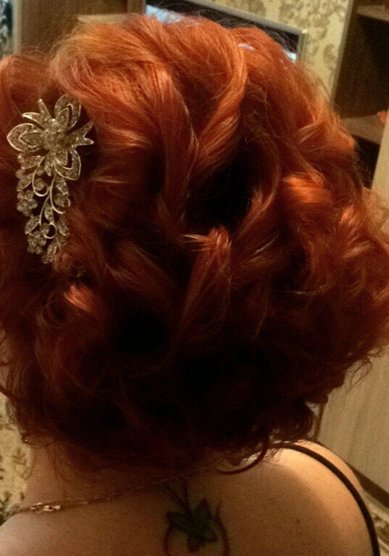 Свадебная прическа Т20913 - Свадебный стилист Евгения Толстоноженко