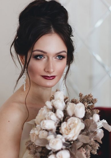 Прическа на свадьбу М21024 - Стилист-визажист Мария Лисицкая