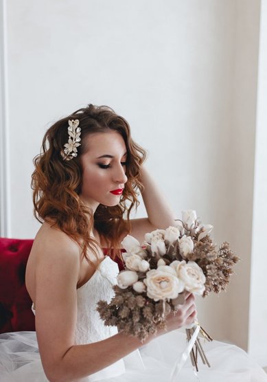 Прическа на свадьбу М21024 - Стилист-визажист Мария Лисицкая