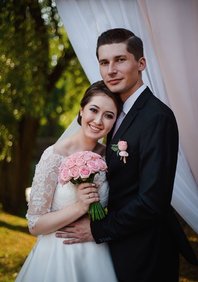  Элегантный низкий пучок (Т21483)