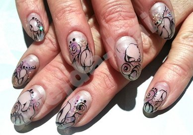 Свадебный маникюр L17603 - Посольство красоты La Speranza