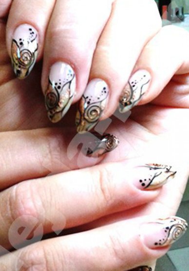 Свадебный маникюр L17616 - Посольство красоты La Speranza