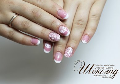 Свадебный маникюр Ш18629 - Салон красоты Шоколад