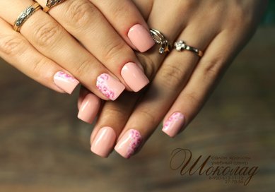 Свадебный маникюр Ш18631 - Салон красоты Шоколад