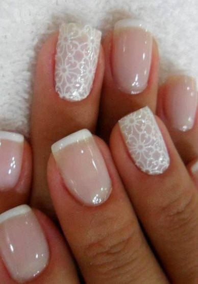 Свадебный маникюр Н18676 - Мастер ногтевого сервиса Натали _