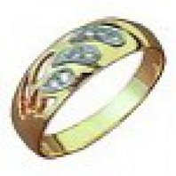 Обручальное кольцо 1101363-Р11391 из желтого золота, гладкое