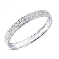 Обручальное кольцо S6731 из серебра, гладкое