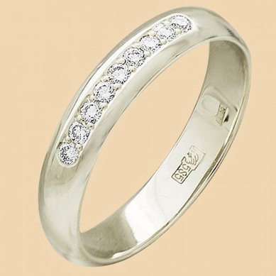 Обручальное кольцо М10723 - Ювелирный магазин Марк