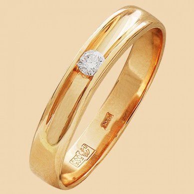 Обручальное кольцо М10732 - Ювелирный магазин Марк