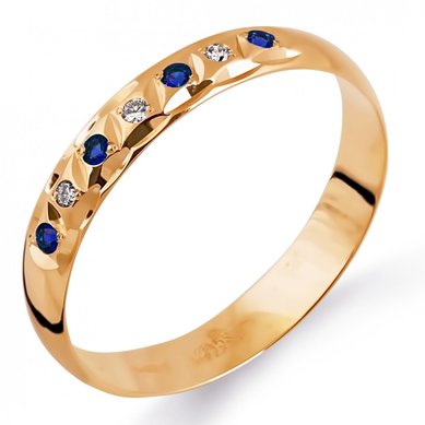 Обручальное кольцо М10734 - Ювелирный магазин Марк