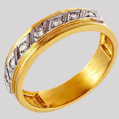 Обручальное кольцо М10765 - Ювелирный магазин Марк