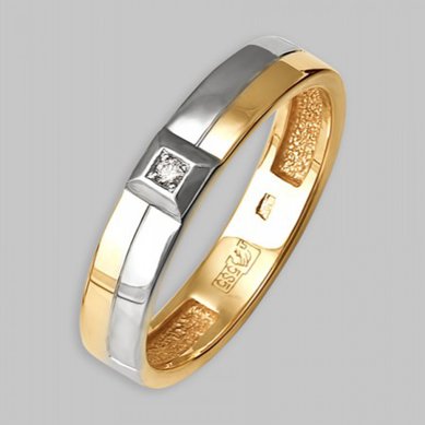 Обручальное кольцо 1717-110-Р11362 - Сеть Ювелирных Салонов Ресса