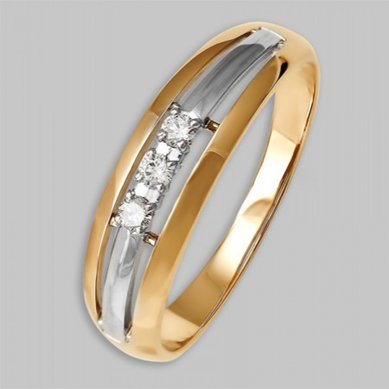 Обручальное кольцо 1689-110-Р11370 - Сеть Ювелирных Салонов Ресса