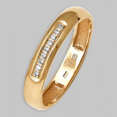 Обручальное кольцо 1682-110-Р11372 - Сеть Ювелирных Салонов Ресса