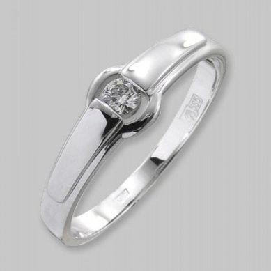 Помолвочное кольцо 1460-210-Р11382 - Сеть Ювелирных Салонов Ресса