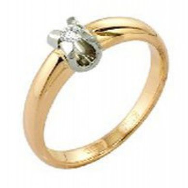 Помолвочное кольцо 1-104-349-Р11414 - Сеть Ювелирных Салонов Ресса